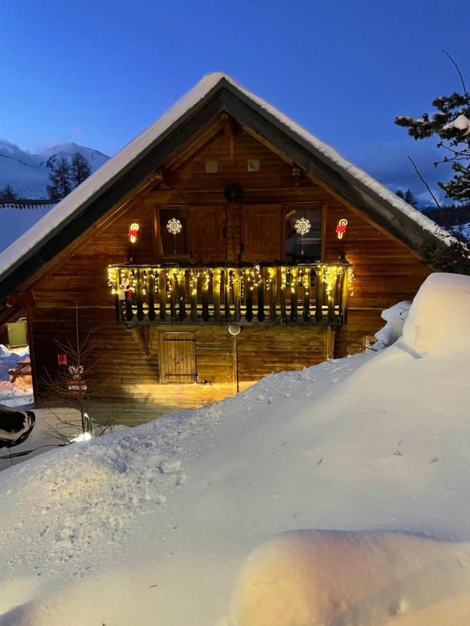 Saint-Étienne-en-Dévoluy Chalet La Joue Du Loup מראה חיצוני תמונה